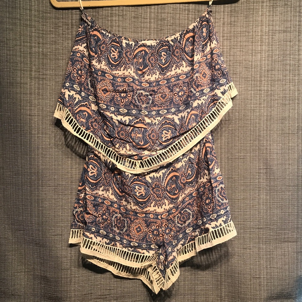 Strapless Romper